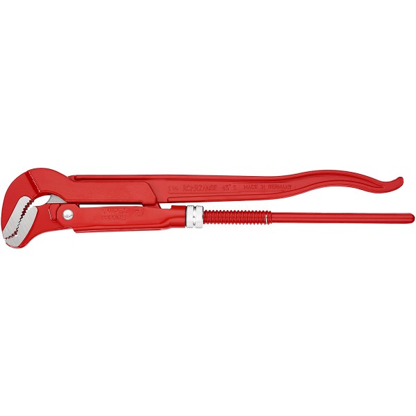 KNIPEX Rohrzange S-Maul 420 mm rot pulverbeschichtet